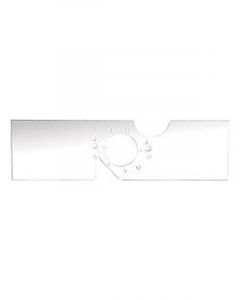 Chassis Engineering Motor Plate Front 36 x 12 x 1/4 in Thick Aluminum