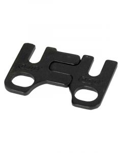 Dart Pushrod Guide Plate 5/16 in Pushrod Flat Adjustable Steel Black