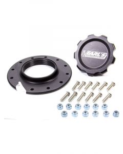 Earls Fuel Filler Cap Assembly Screw-On Cap Vented Flat Cell Mount