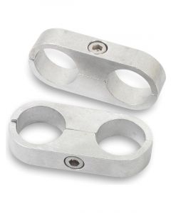Earls Hose / Tube Separators Two 0.312 in Holes Aluminum Polished S