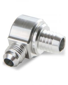 Earls Check Valve 13/16 in Hose Barb Inlet 6 AN Male Outlet Aluminu