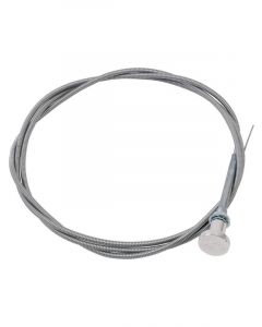 Edelbrock Choke Cable 72 in Long Edelbrock Logo Stainless Universal