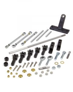 Enderle Throttle Linkage Side Mount Dual Quad Aluminum / Steel Black  (71-1000)
