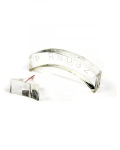 Ididit Shift Indicator Gauge PRND21 Mechanical Clear Plastic 4 in