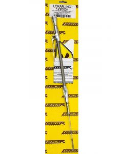 Lokar Engine Oil Dipstick Anchor-Tight Locking Block Mount Braided St