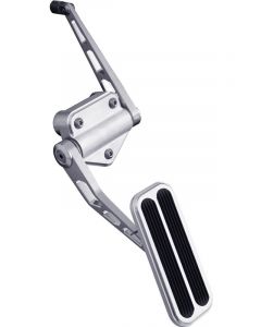 Lokar Pedal Assembly Gas Firewall Mount Aluminum Brushed GM Fullsize