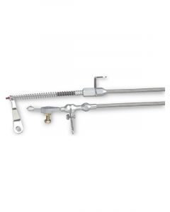 Lokar Kickdown Cable Hi-Tech Adjustable Length Braided Stainless Ho