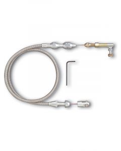 Lokar Throttle Cable Hi-Tech 2 ft Long Hardware Included Braided S