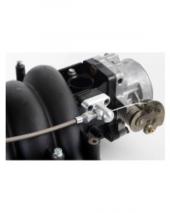 Lokar Throttle Cable Bracket Manifold Mount Aluminum Natural 3 in L