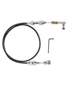 Lokar Throttle Cable Hi-Tech 3 ft Long Hardware Included Black Po