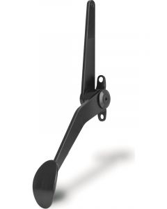 Lokar Pedal Assembly Gas Spoon Firewall Mount Steel Black Universal