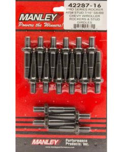 Manley Rocker Arm Stud 7/16-14 in Base Thread 3/8-24 in Top Thread 1