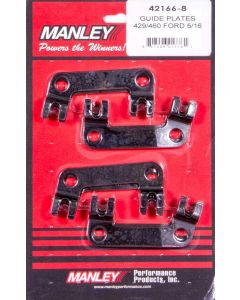 Manley Pushrod Guide Plate 5/16 in Pushrod Raised Steel Black Oxide B