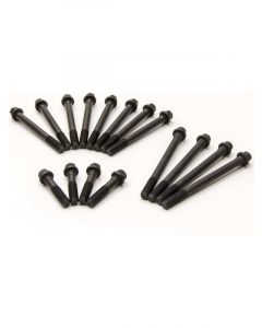 Manley Cylinder Head Bolt Kit 1/2 in Bolt Hex Head Steel Natural Big Bl