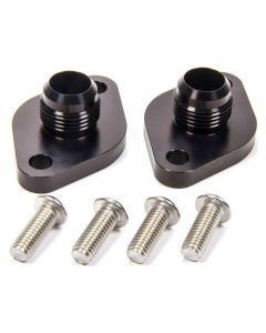Meziere Water Pump Adapter Standard to Remote 12 AN Male Ports O-Ri