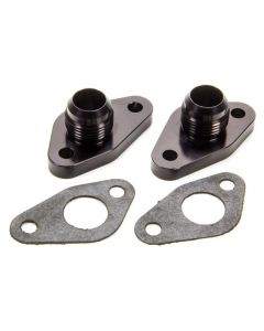 Meziere Water Pump Adapter Standard to Remote 12 AN Male Ports O-Ri