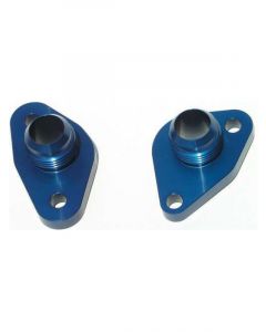 Meziere Water Pump Adapter Standard to Remote 12 AN Male Ports O-Ri