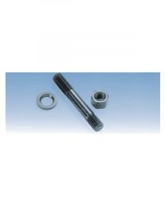 Milodon Oil Pump Stud Hex Nut Washer Chromoly Black Oxide Chevy V8 Kit