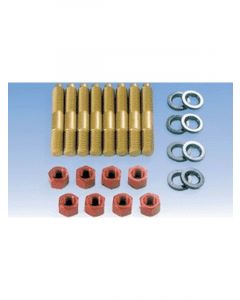 Milodon Supercharger Stud 7/16 in Diameter 2.880 in Long Hex Head Alumi
