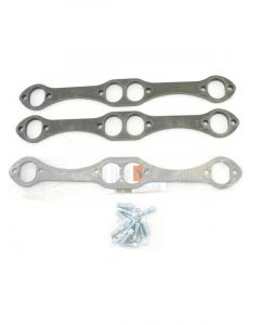 Patriot Exhaust Header Flange 3/8 in Thick 1-5/8 in Oval Port Bolts / G