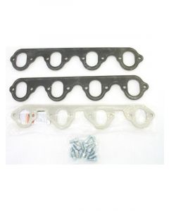 Patriot Exhaust Header Flange 5/16 in Thick 2 in Oval Port Bolts / Gask