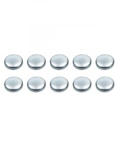 Pioneer Freeze Plug 2-1/2 in Steel Zinc Oxide Universal Set of 10