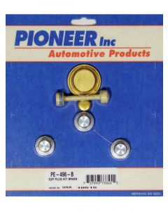 Pioneer Freeze Plug Complete Engine Brass Natural GM LS-Series Kit