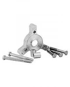 Powermaster Alternator Spacer Crossmember 1.000 in Thick Hardware / Space