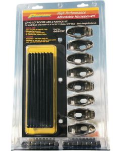 Proform Engine Rocker Arm & Push Rod Kit Long Slot Style 1.5 Ratio 3/8 Stud