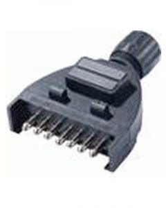 ARK 7 Pin Flat Trailer Plug Plastic w/ Magnet Common All States Bulk Pack