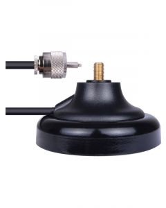 GME Magnetic Antenna Base & Assembly 5/16" Thread Low Loss Coaxial Lead