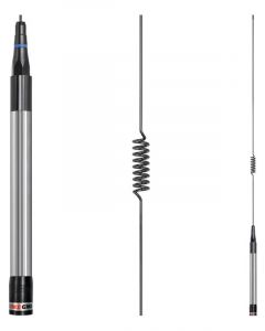 GME Antenna 78cm Elevated Feed Base & Black Whip Set (6.6Dbi Gain)