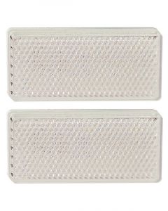 Autolamps Pkt 2 White Reflector Self Adhesive 70mm X 30mm X 6M