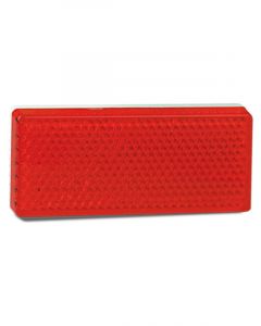 Autolamps Pkt 2 Red Reflex Reflector Self Adhesive 70mmx30mmx6mm