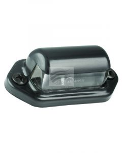 Autolamps LED Licence Plate Lamp 12/24V Black 3 Led's 14cm Cable