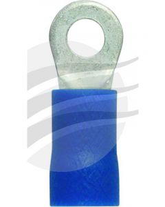 Jaylec Pck 100 Ring Terminal 3mm Insul Pvc Copper Sleeve Blue