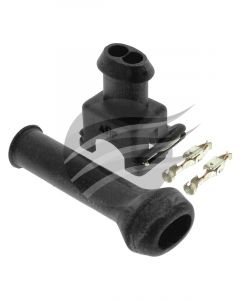 Utilux Harness Plug w/ Boot For Re60 Regulator & Injectors Repl Bosch