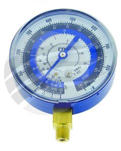CPS Gauge Blue Lo Side R134A 80mm No Longer Liquid Filled