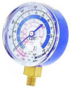 CPS Gauge Blue Low Side R134A 63mm
