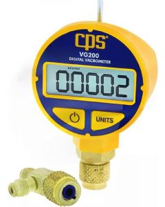 CPS Vacuum Gauge Digital W/Carrying & Adaptor # Vg200