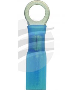 Jaylec Pack 10 Ring Terminal 5mm Heat Shrinkable Waterproof Std Crimp