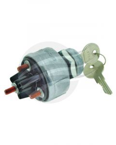 Jaylec Ignition Switch 12V 30A 4 Pos 4 Stud Terminals, Acc-Off-Ign/