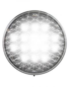 Autolamps Clear LED Rear Reverse Lamp 12V Surface Mount 80mm Round Pck