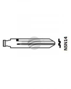 Aunger Blank Key Blade Suit For Nissan