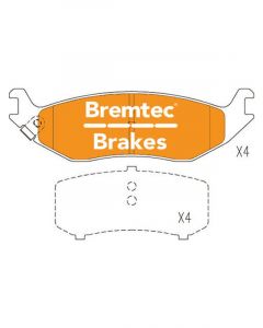 Bremtec Endure 4WD Brake Pad