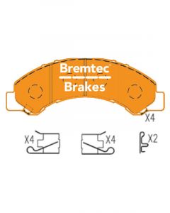 Bremtec Endure 4WD Brake Pad