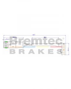 Bremtec Euroline Brake Wear Sensor