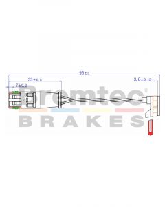 Bremtec Euroline Brake Wear Sensor