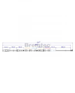 Bremtec Euroline Brake Wear Sensor