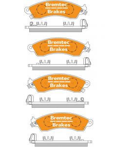 Bremtec Endure 4WD Brake Pad